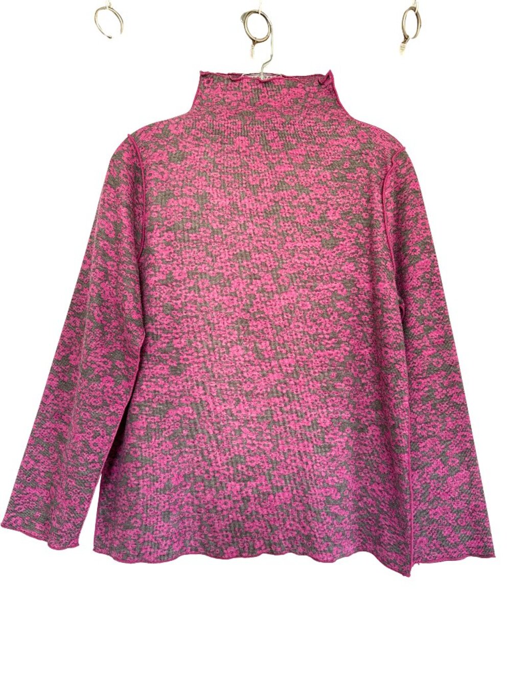 Trisha Tyler Ditsy Floral Lightweight Sweater
